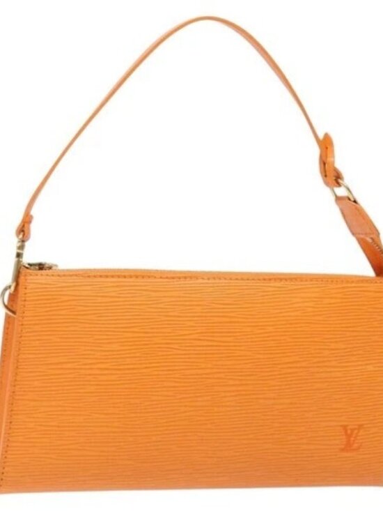 Louis Vuitton Handbags - LOUIS VUITTON Epi Pochette Accessoires Pouch Orange Mandarin M5294H Auth 141495A